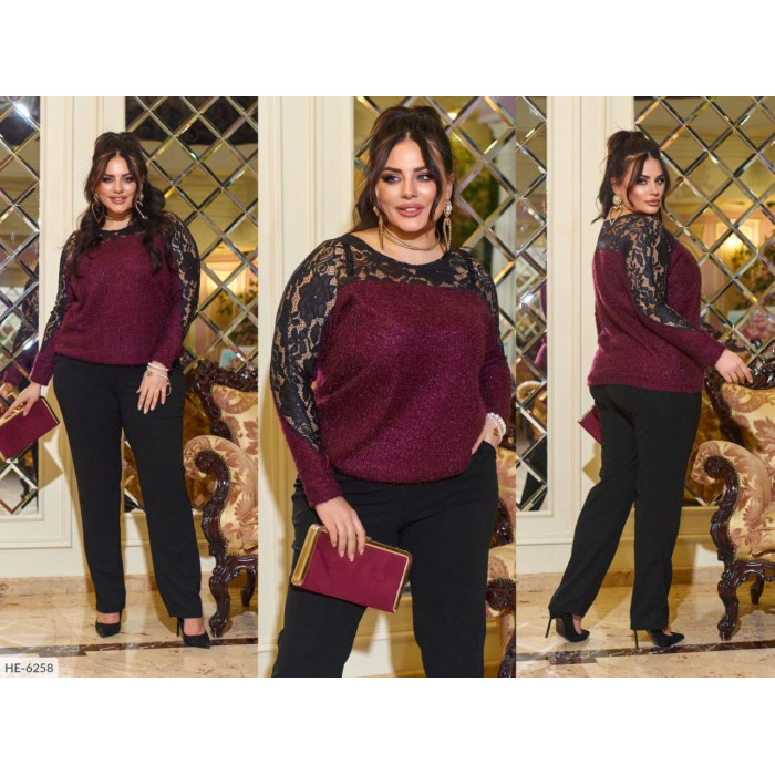 Жіночі костюми XL+ HE-6258 — елегантність і зручність