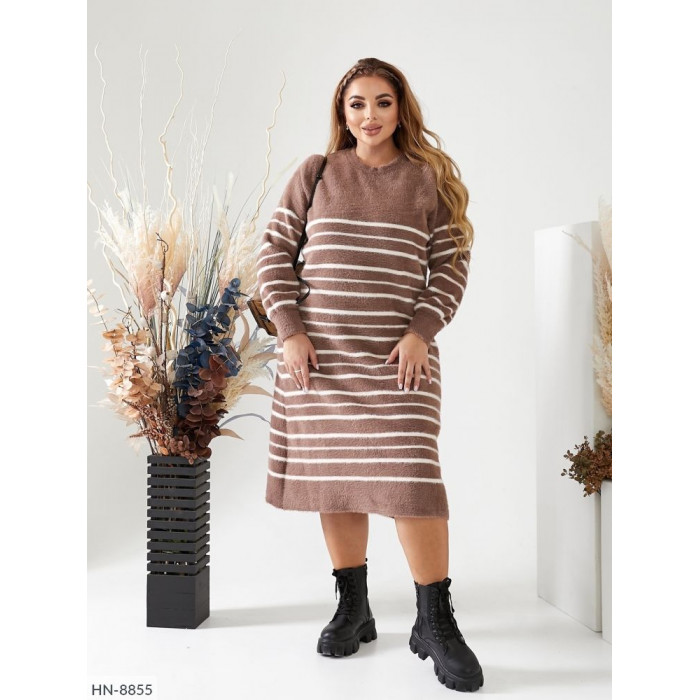 Стильні сукні Plus Size HN-8855 — ідеальна посадка для будь-якої фігури