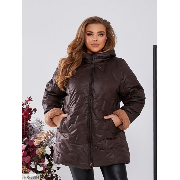 Верхній одяг великого розміру HR-3884 — тепло і стиль