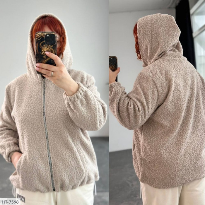 Верхній одяг великого розміру HT-7598 — тепло і стиль