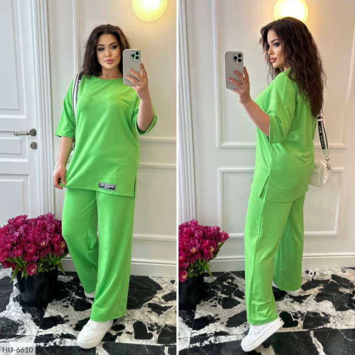 Модні прогулянкові костюми великого розміру HU-6610 — комфорт і стиль