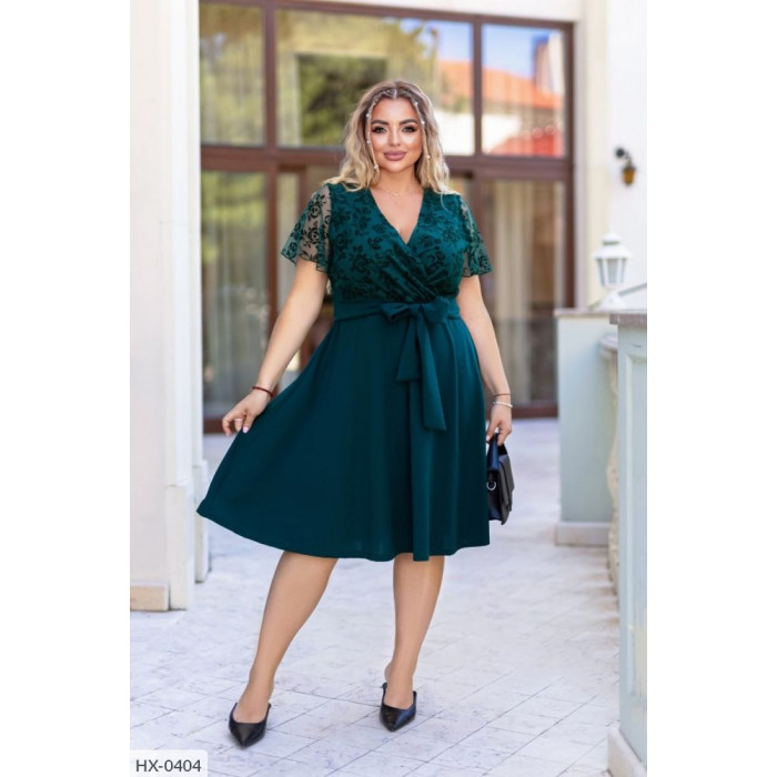 Сукні для пишних форм HX-0404 — виглядай розкішно