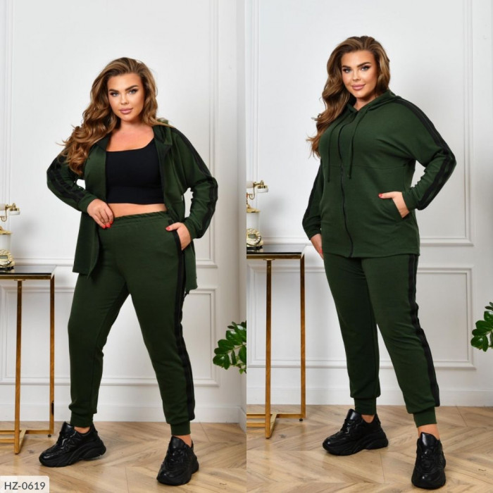 Костюми великого розміру HZ-0619 — сучасна класика