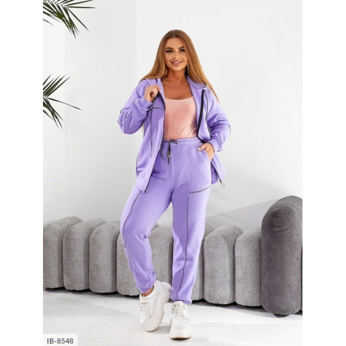 Жіночі прогулянкові костюми XL+ IB-8548 — тренди сезону