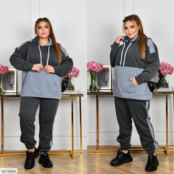 Модні прогулянкові костюми великого розміру ID-9394 — комфорт і стиль