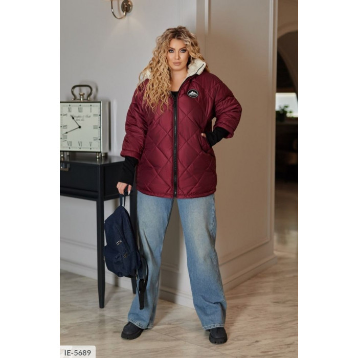 Верхній одяг великого розміру IE-5689 — тепло і стиль