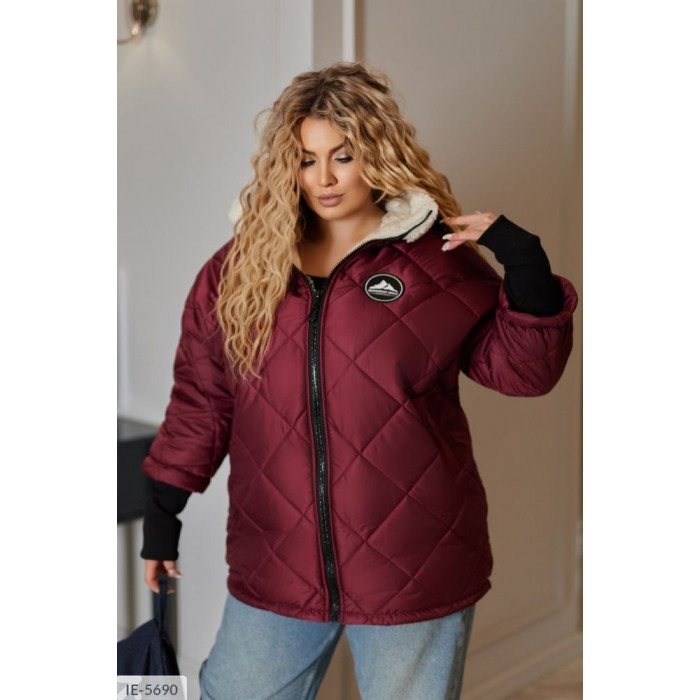 Модні куртки Plus Size IE-5690 — зручність і мода