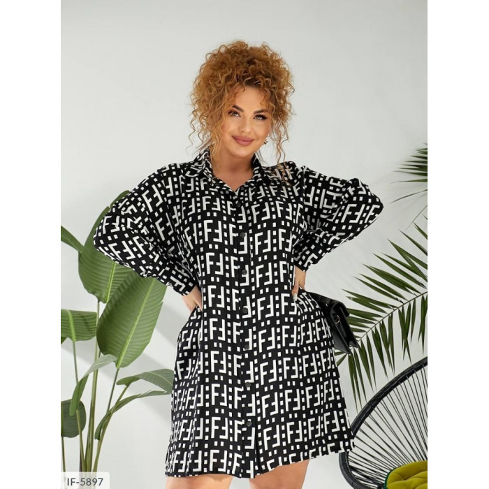Модні образи для жінок великого розміру IF-5897