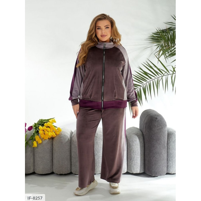 Жіночі прогулянкові костюми XL+ IF-8257 — тренди сезону