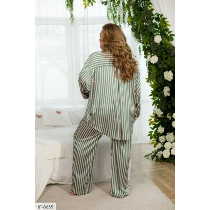 Модні піжами та халати великого розміру IF-8655 — комфорт і стиль