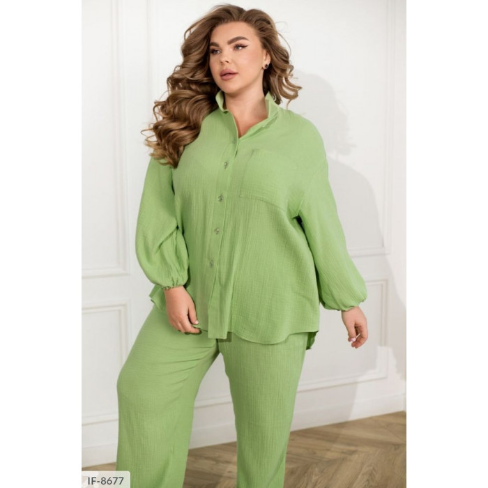 Піжами XL+ IF-8677 — м’якість і комфорт Піжами XL+ IF-8677 — м’якість і комфорт