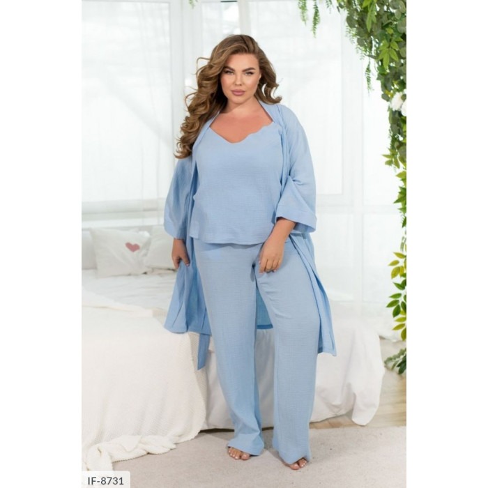 Жіночі піжами великого розміру IF-8731 — новинки сезону
