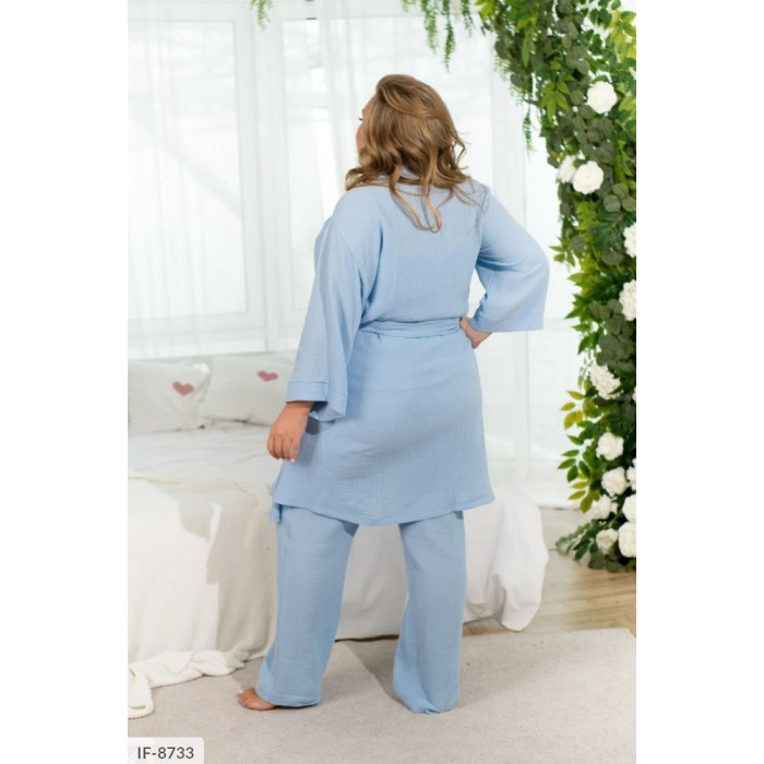 Халати XL+ IF-8733 — стильна домашня мода