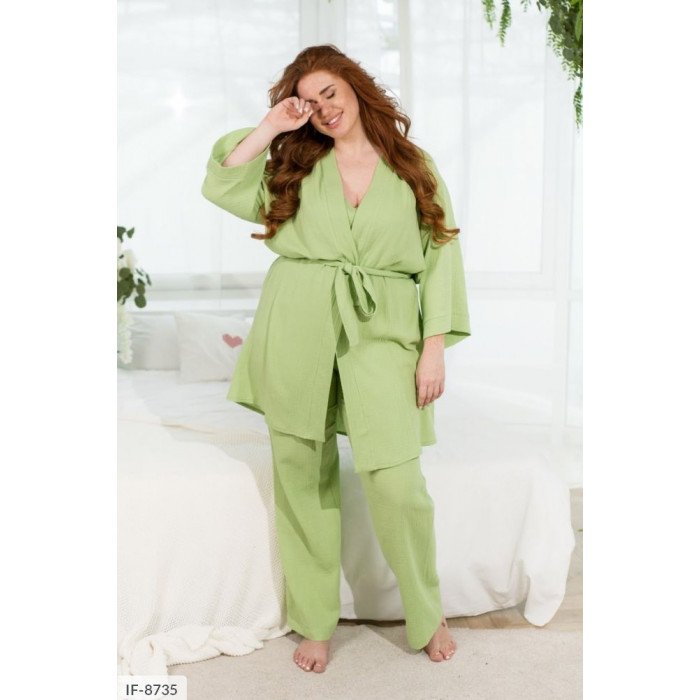 Модні піжами Plus Size IF-8735 — комфорт і якість
