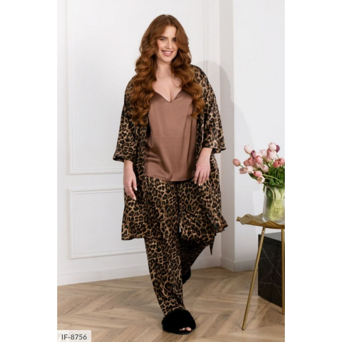 Піжами та халати XL+ IF-8756 — твій затишок і краса Піжами та халати XL+ IF-8756 — твій затишок і краса