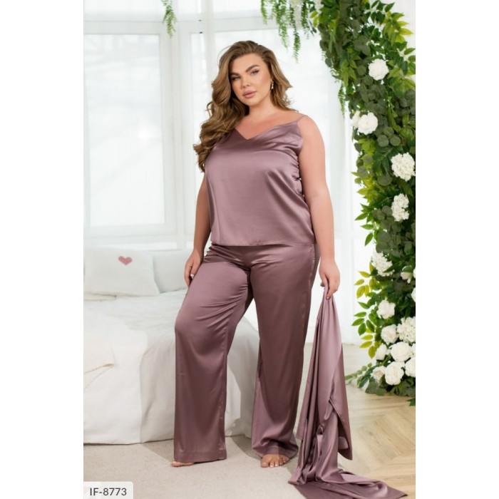 Халати Plus Size IF-8773 — елегантність для дому