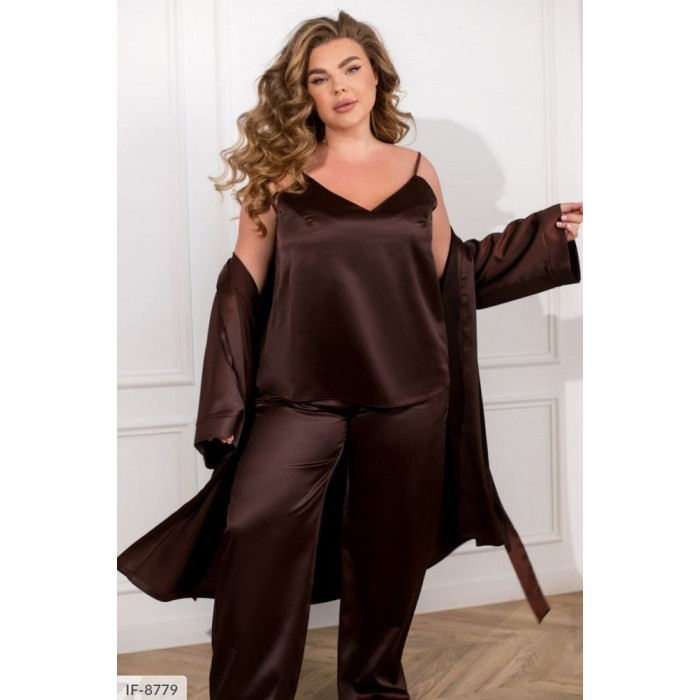 Халати Plus Size IF-8779 — елегантність для дому