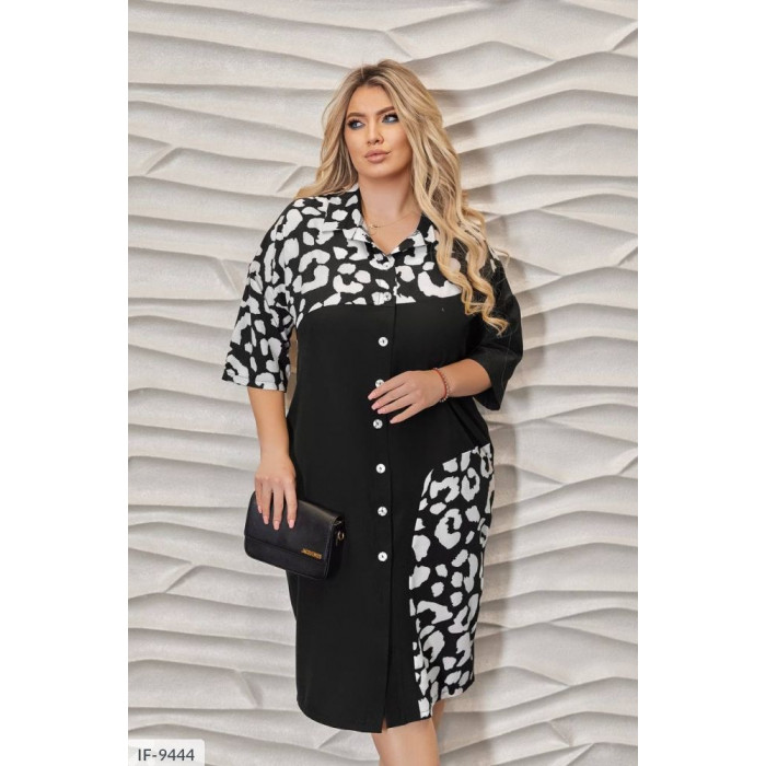 Стильні сукні Plus Size IF-9444 — ідеальна посадка для будь-якої фігури