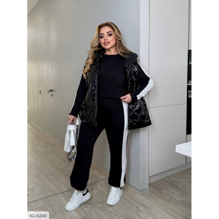 Модні прогулянкові костюми великого розміру IG-6260 — комфорт і стиль