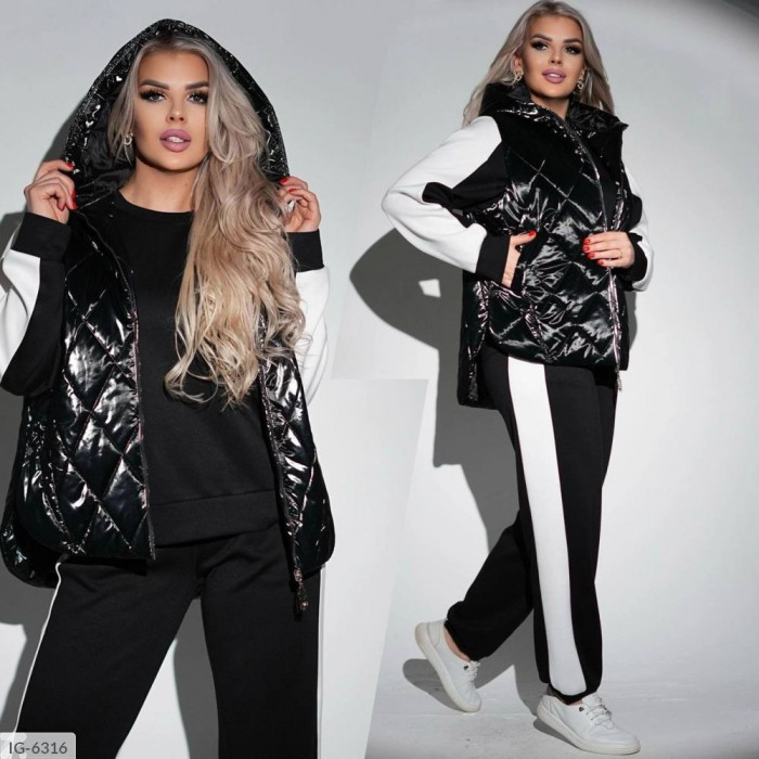 Жіночі прогулянкові костюми XL+ IG-6316 — тренди сезону