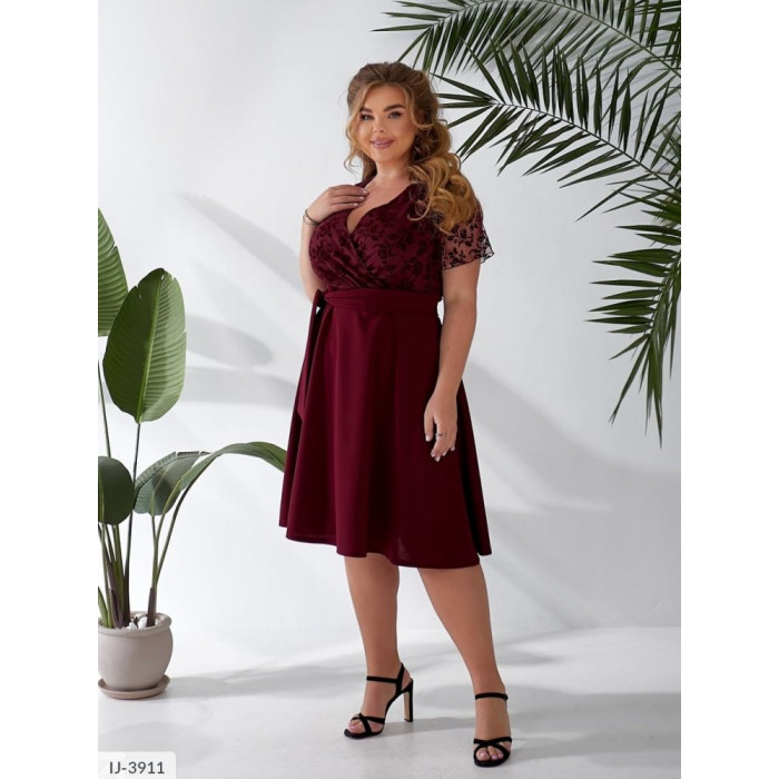 Стильні сукні Plus Size IJ-3911 — ідеальна посадка для будь-якої фігури