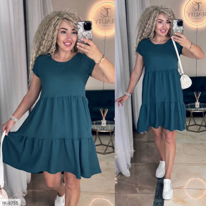 Модні сукні великого розміру IK-8755 — комфорт і краса щодня