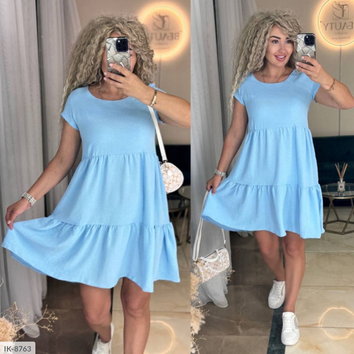 Стильні сукні Plus Size IK-8763 — ідеальна посадка для будь-якої фігури