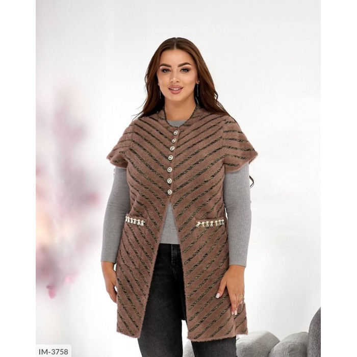 Модні куртки Plus Size IM-3758 — зручність і мода