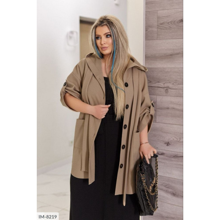 Жіночий верхній одяг Plus Size IM-8219 — тренди 2025