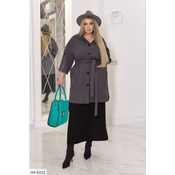 Верхній одяг великого розміру IM-8221 — тепло і стиль