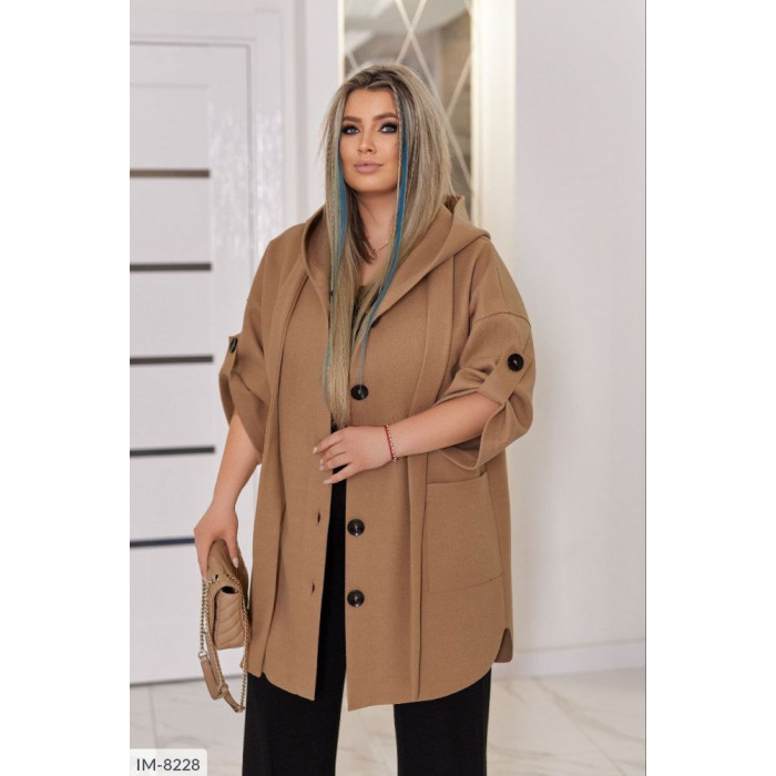 Модні куртки Plus Size IM-8228 — зручність і мода