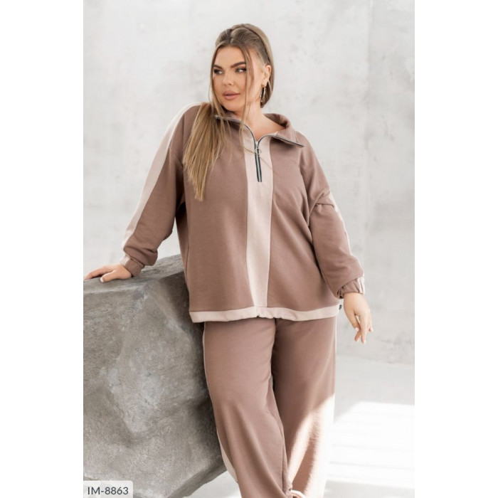 Жіночі прогулянкові костюми XL+ IM-8863 — тренди сезону