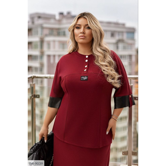 Костюми великого розміру IM-9039 — сучасна класика