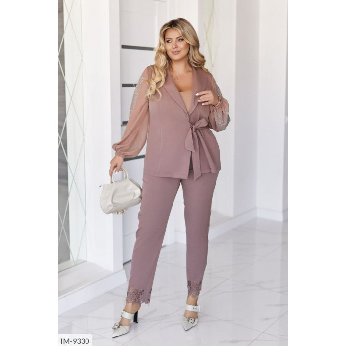 Костюми великого розміру IM-9330 — сучасна класика
