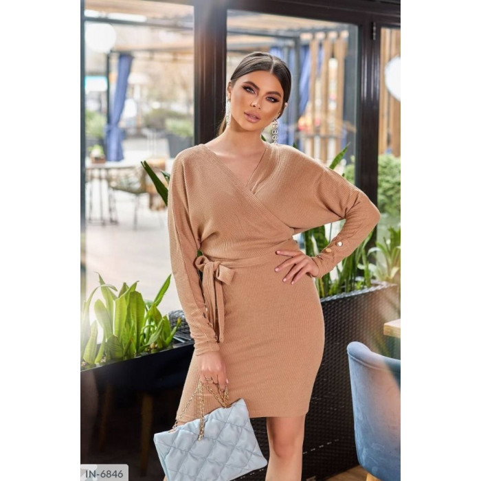 Жіночі сукні IN-6846 — нова колекція сезону від Odessa Moda