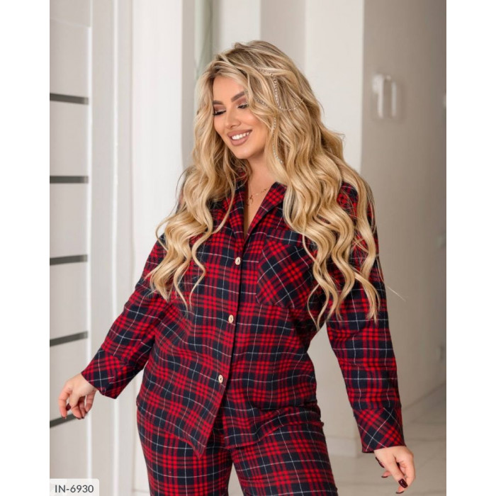 Модні піжами та халати великого розміру IN-6930 — комфорт і стиль