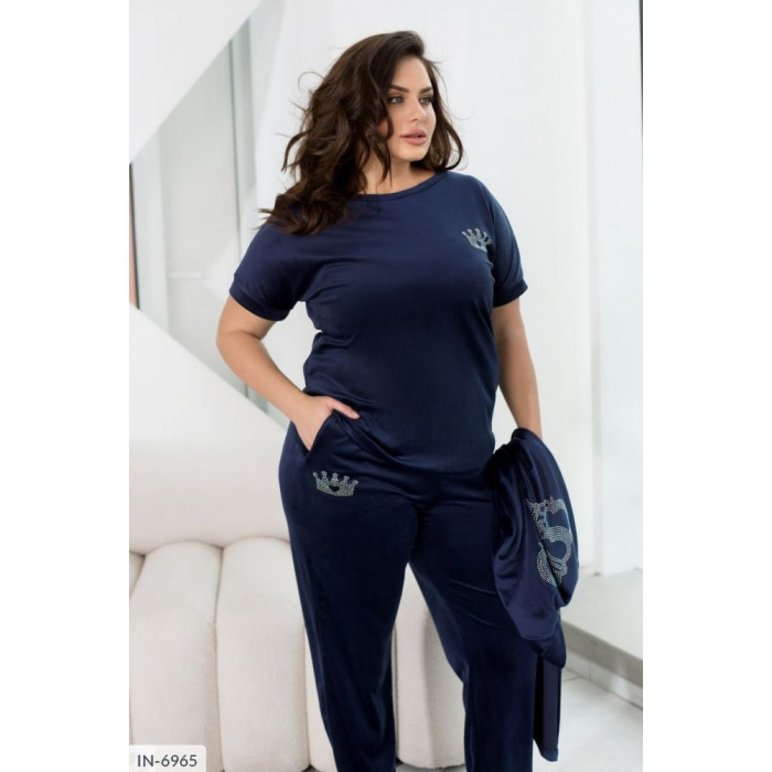 Жіночі піжами великого розміру IN-6965 — новинки сезону