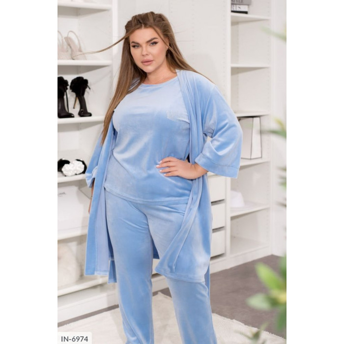 Жіночі піжами великого розміру IN-6974 — новинки сезону