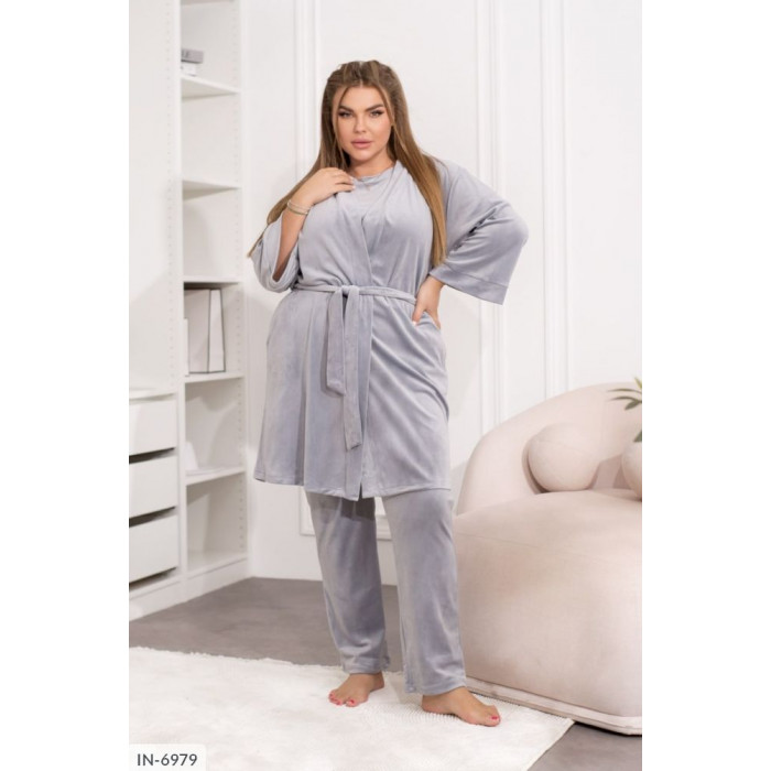 Жіночі піжами великого розміру IN-6979 — новинки сезону
