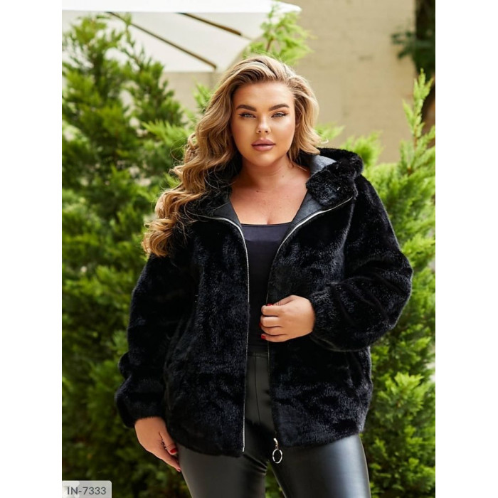 Жіночий верхній одяг Plus Size IN-7333 — тренди 2025