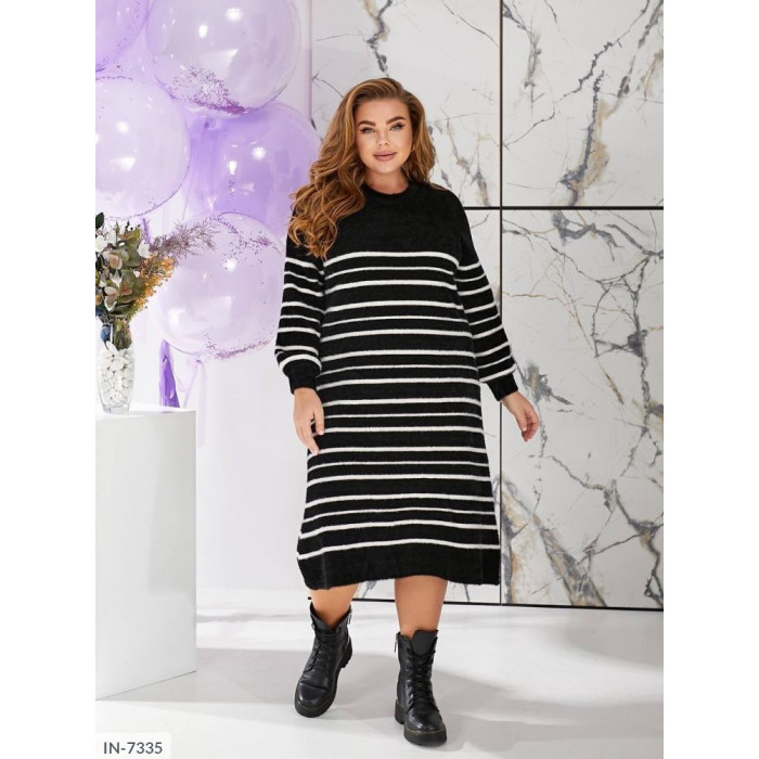 Стильні сукні Plus Size IN-7335 — ідеальна посадка для будь-якої фігури