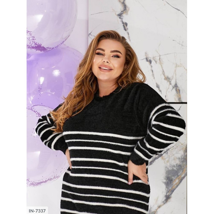 Стильні сукні Plus Size IN-7337 — ідеальна посадка для будь-якої фігури