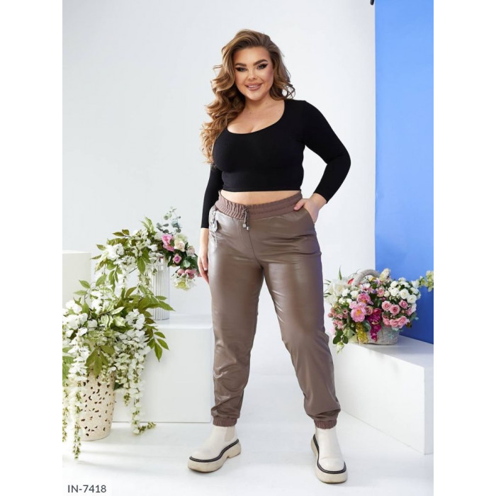 Жіночі штани великого розміру IN-7418 — мода без обмежень