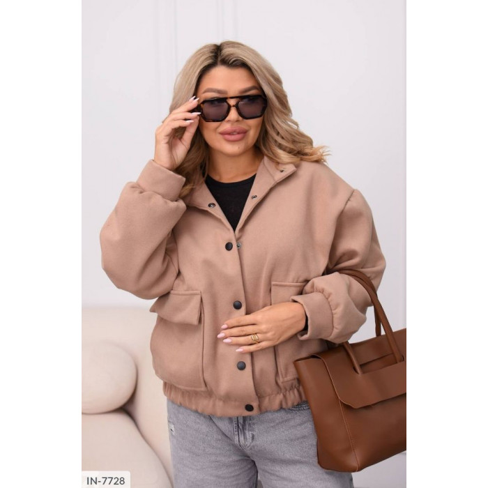 Модні куртки Plus Size IN-7728 — зручність і мода