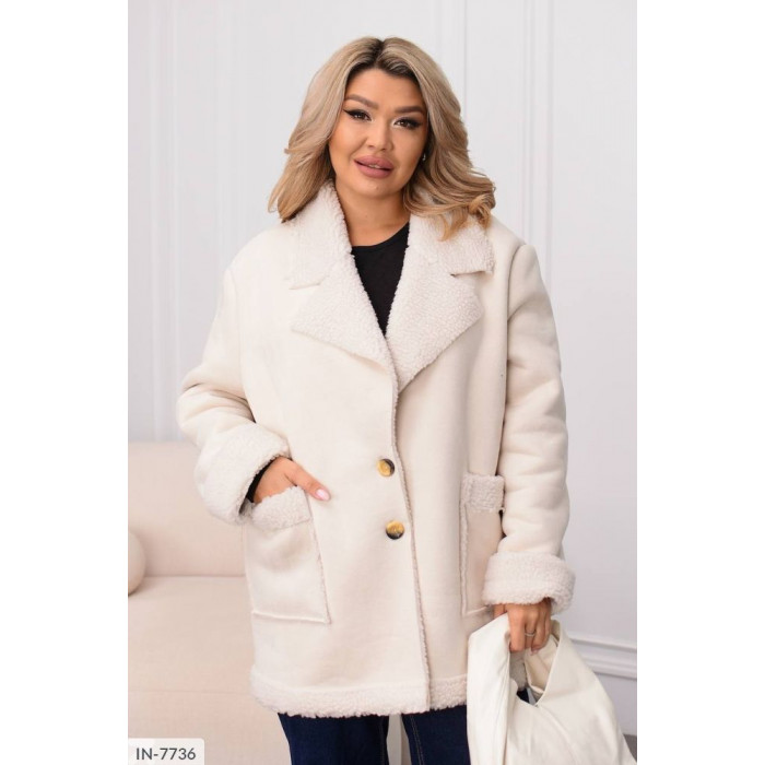 Верхній одяг великого розміру IN-7736 — тепло і стиль
