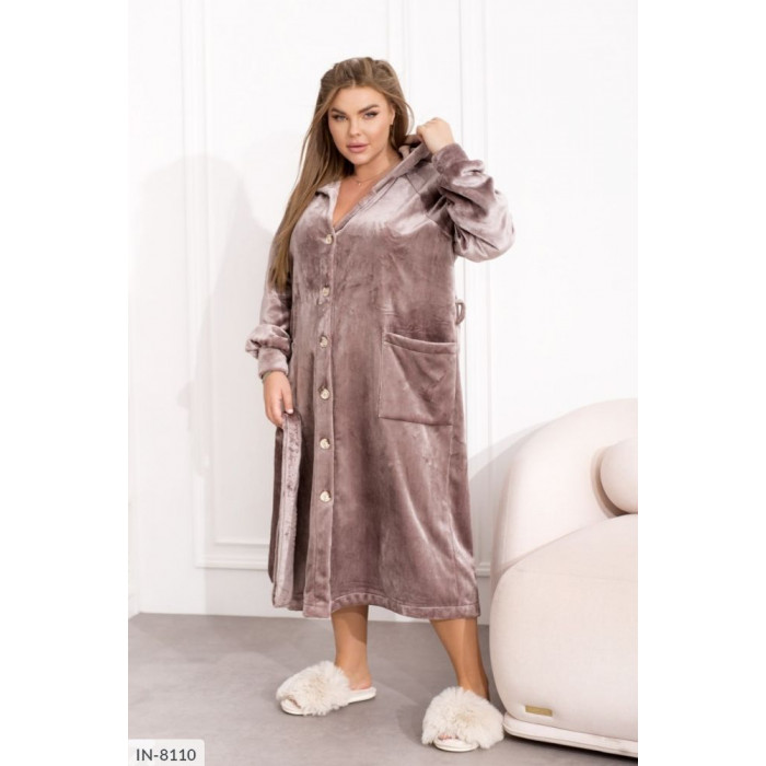 Піжами та халати XL+ IN-8110 — твій затишок і краса