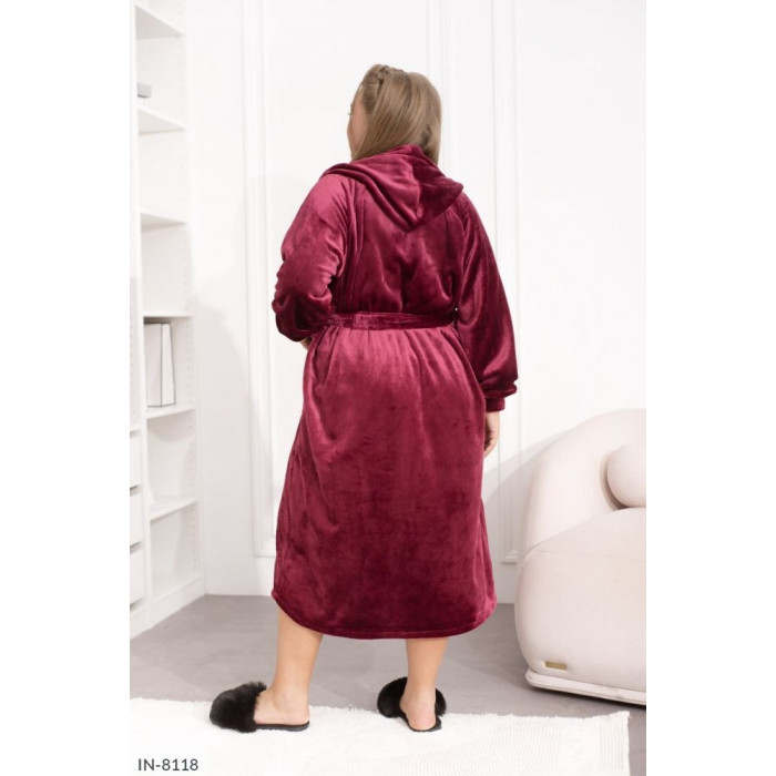 Халати Plus Size IN-8118 — елегантність для дому
