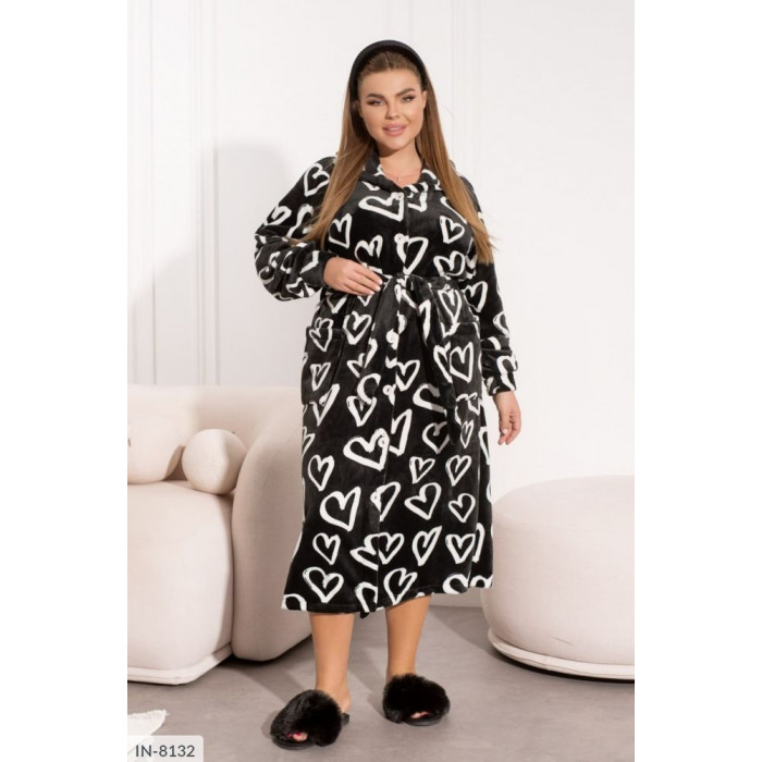 Піжами та халати XL+ IN-8132 — твій затишок і краса